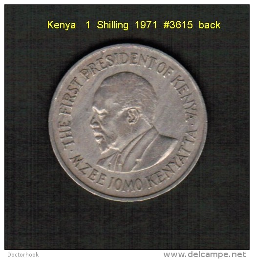 KENYA    1  SHILLING  1971  (KM # 14) - Kenia