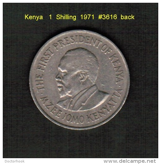 KENYA    1  SHILLING  1971  (KM # 14) - Kenya