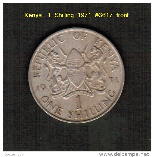 KENYA    1  SHILLING  1971  (KM # 14) - Kenia