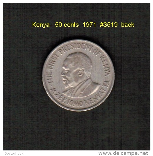 KENYA    50  CENTS  1971  (KM # 13) - Kenia