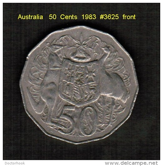 AUSTRALIA    50  CENTS  1983  (KM # 68) - 50 Cents