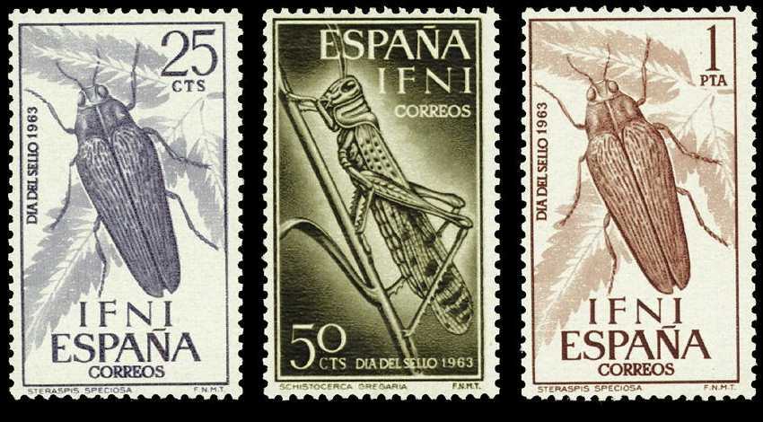 Ifni 200/02 ** Insectos. 1964 - Ifni