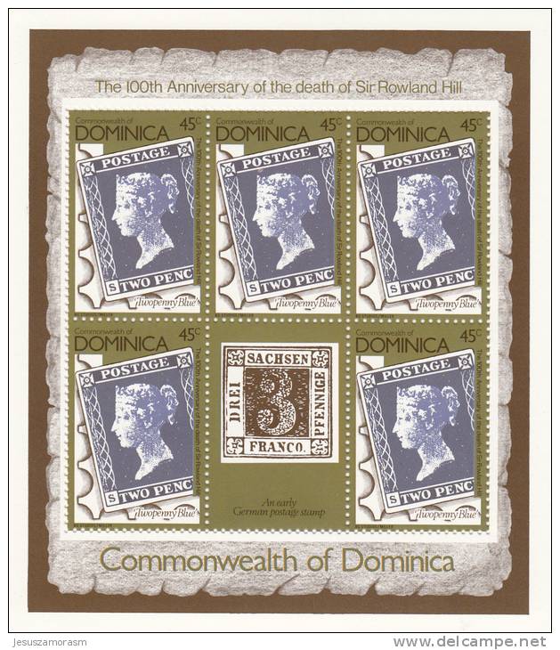 Dominica Nº 595 Al 598 En Minipliegos - Dominica (1978-...)