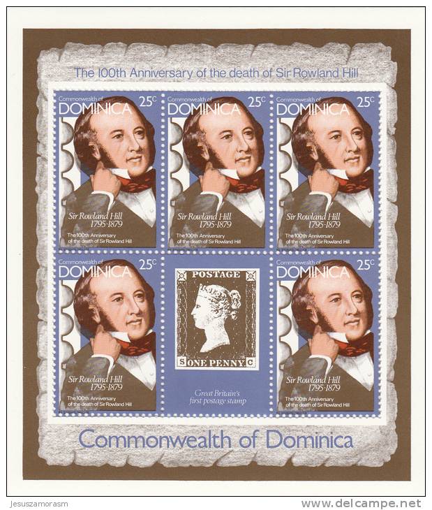 Dominica Nº 595 Al 598 En Minipliegos - Dominica (1978-...)