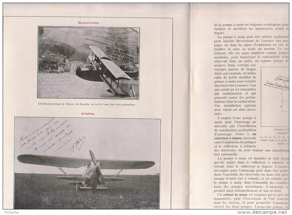 C1281 - LES POMPES .A.MOULET Suppl. Rivista L'AERONAUTIQUE 1928/MOTORI DELL/AVIAZIONE/AVIATORI/A EREI - Fliegerei