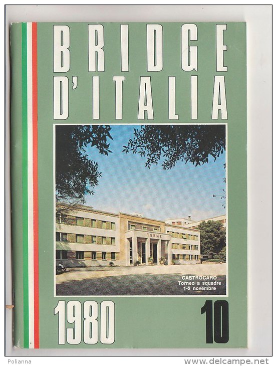 C1297 - BRIDGE D'ITALIA Federazione Italiana Gioco Bridge OLIMPIADI 1980 CASROCARO TORNEO A SQUADRE - Games