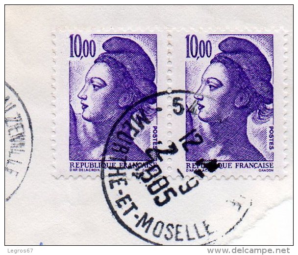 2  LIBERTE DE GANDON 10 F - Gebraucht