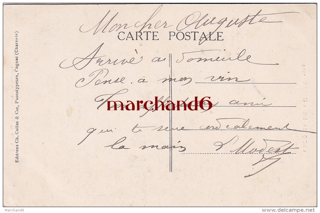 Charente Groupe De Tirailleurs Marocains Croquis De Guerre 1914 éditeur Ch Collas Cognac Et Cccc - Cognac