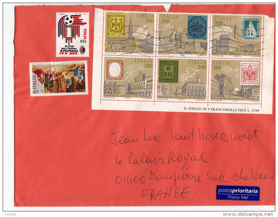 Lettre ITALIE. 8 TIMBRES  /6000 - Non Classificati