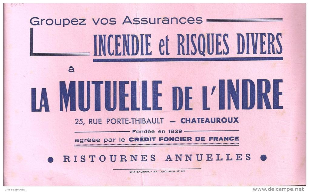 Buvard Asssarance La Mutuelle De L'Indre 25, Rue Porte-Thibault Chateauroux - Bank En Verzekering