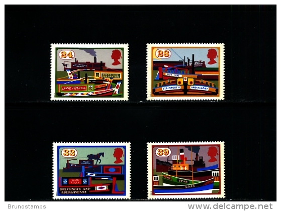GREAT BRITAIN - 1993  CANALS  SET  MINT NH - Nuovi