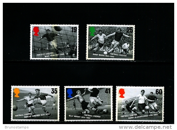 GREAT BRITAIN - 1996  FOOTBALL   SET  MINT NH - Unused Stamps