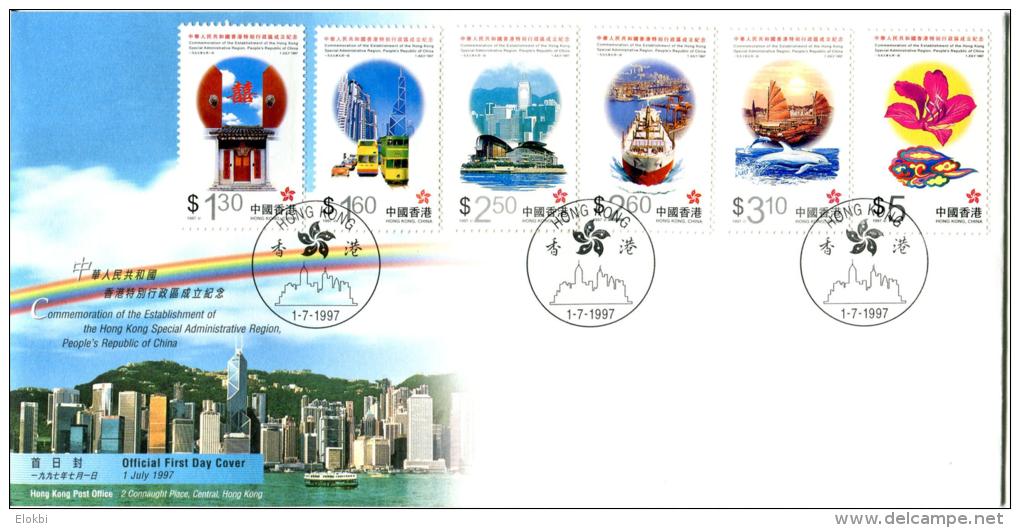 Commémoration Of The Establishment Of The Hong Kong Special Administrative Region, RPC - FDC