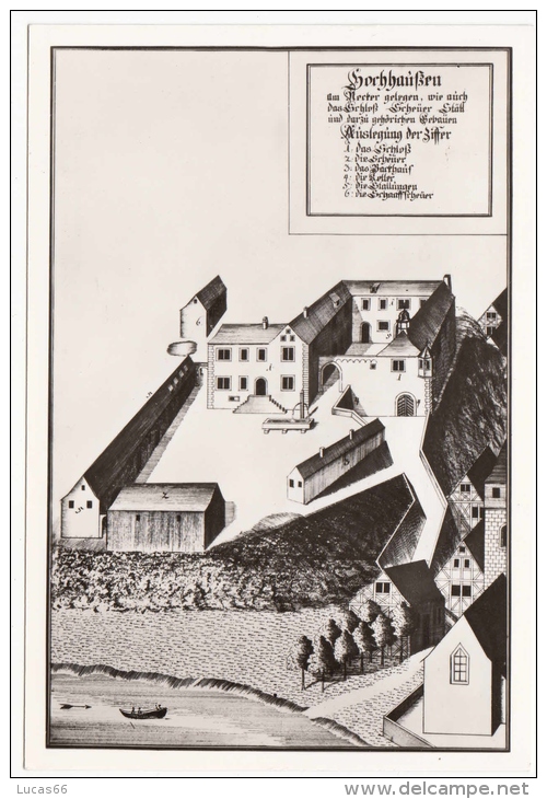 C1960 SCHLOSS HOCHAUSEN / NECKAR - HOCHHAUSEN BEI MOSBACH BADEN - Mosbach