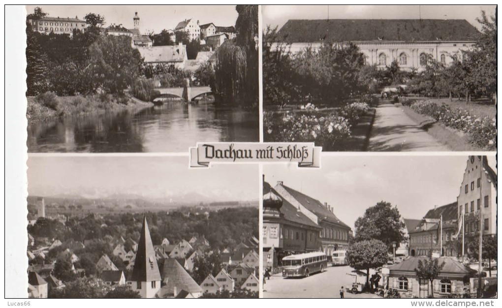 C1960 DACHAU MIT SCHLOSS - Dachau