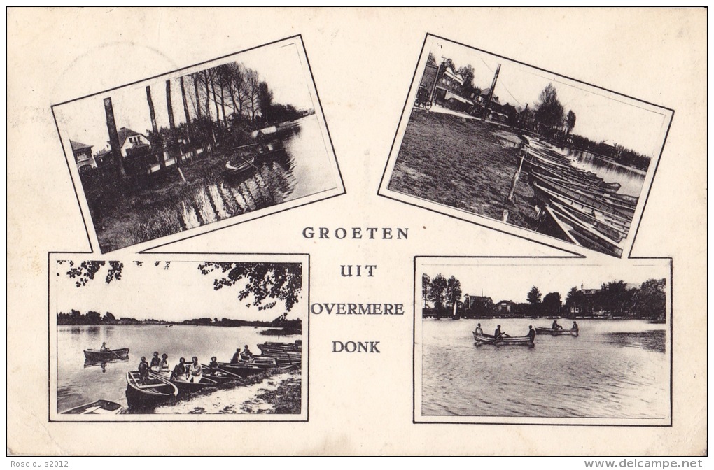 OVERMEIRE-DONK / OVERMERE : Groeten ( 2 Timbres) - Dendermonde