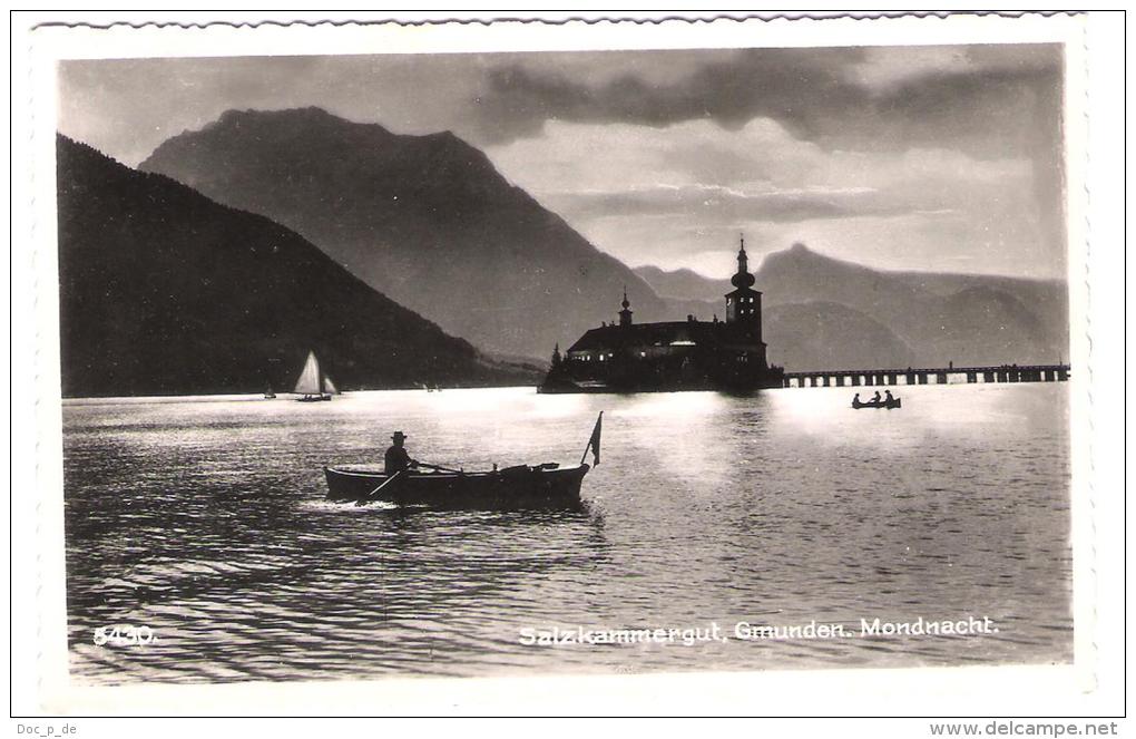 Österreich - Gmunden Salzkammergut - Mondnacht Am See - 1952 - Gmunden