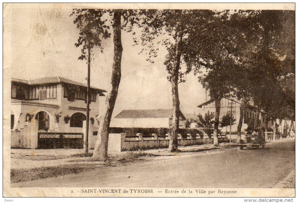 St-Vincent-de-Tyrosse. Entrée De La Ville Par Bayonne. - Saint Vincent De Tyrosse