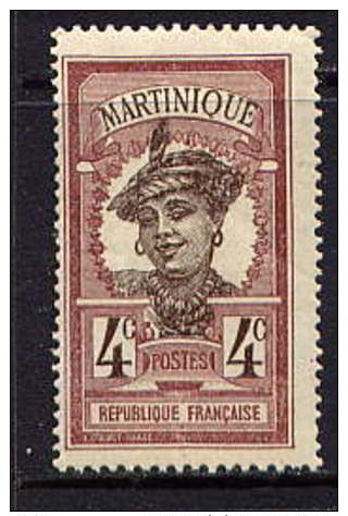 MARTINIQUE - N° 63* - MARTINIQUAISE - Ungebraucht