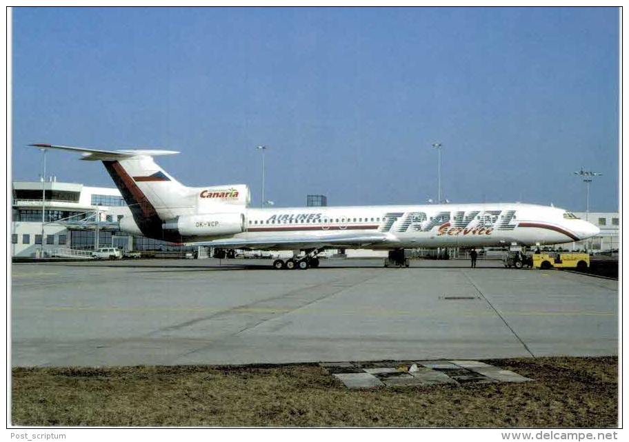 Thème -  Avion -  Travel Service Canaria Travel - Tupolev 154 - 1946-....: Modern Tijdperk