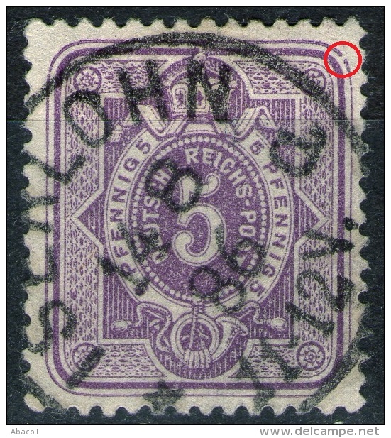 Iserlohn Auf 5 Pfennig Violett Nr. 40 Mit Klarer Abart - Sonstige & Ohne Zuordnung