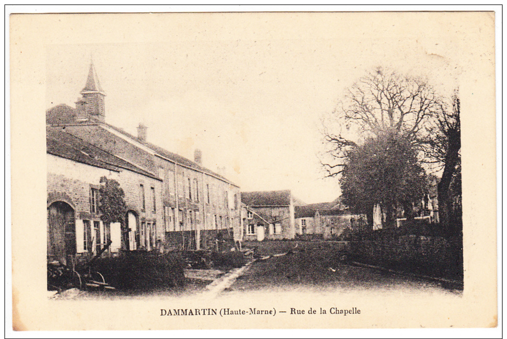 Dammartin-sur-Meuse ; Rue De La Chapelle - Sonstige & Ohne Zuordnung