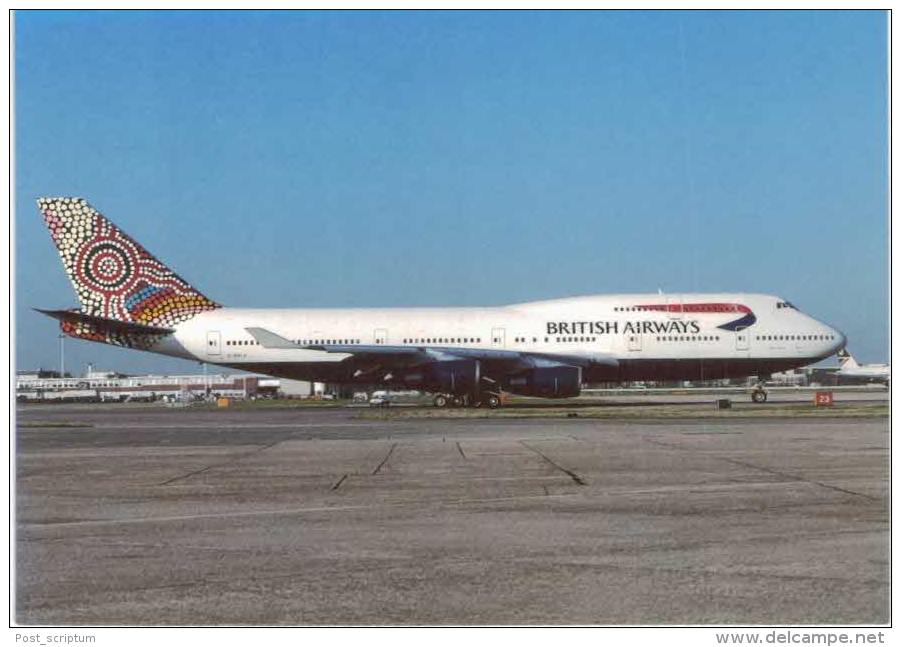 Thème -  Avion - Scot Air 08 - Boeing 747-436 - British Airways - London LHR 1/99 - 1946-....: Moderne