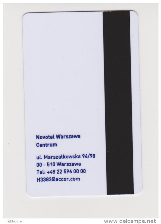 Hotel Key - Hotel Card Novotel Warszawa Poland - Hotelkarten