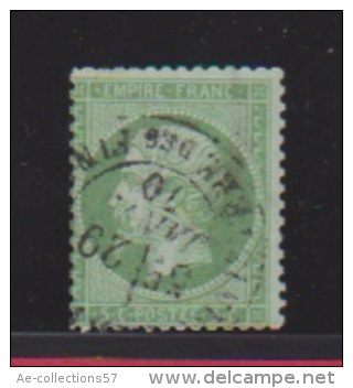 FRANCE //   5 Centimes Vert  //  N 20  //  Côte 12 € - 1862 Napoleon III