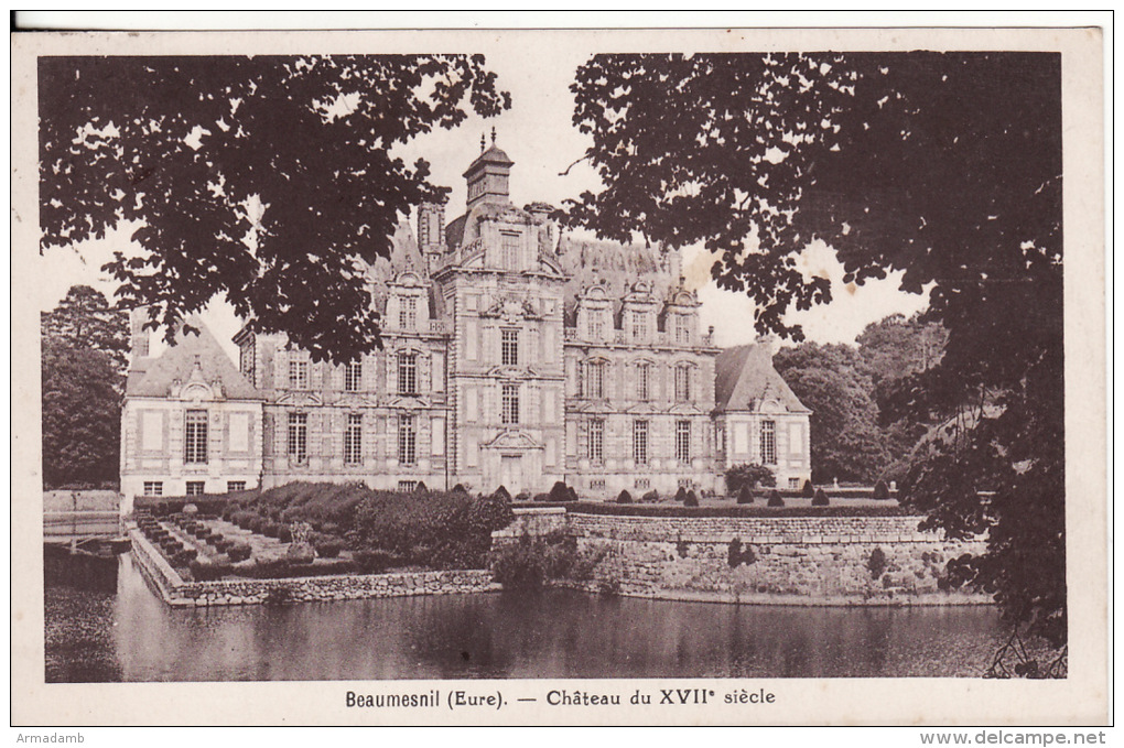 FRANCE - CPA . - (27) BEAUMESNIL - Chateau Du XVIIè Siècle - Beaumesnil