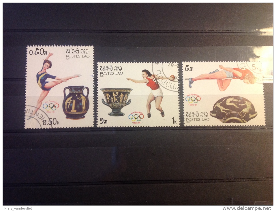 Laos - Serie Olympische Spelen 1987 - Laos