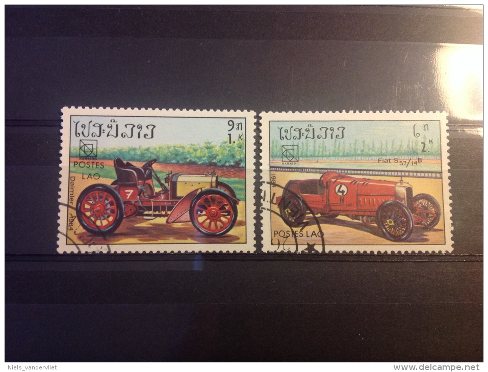 Laos - Serie Oude Raceauto's 1984 - Laos