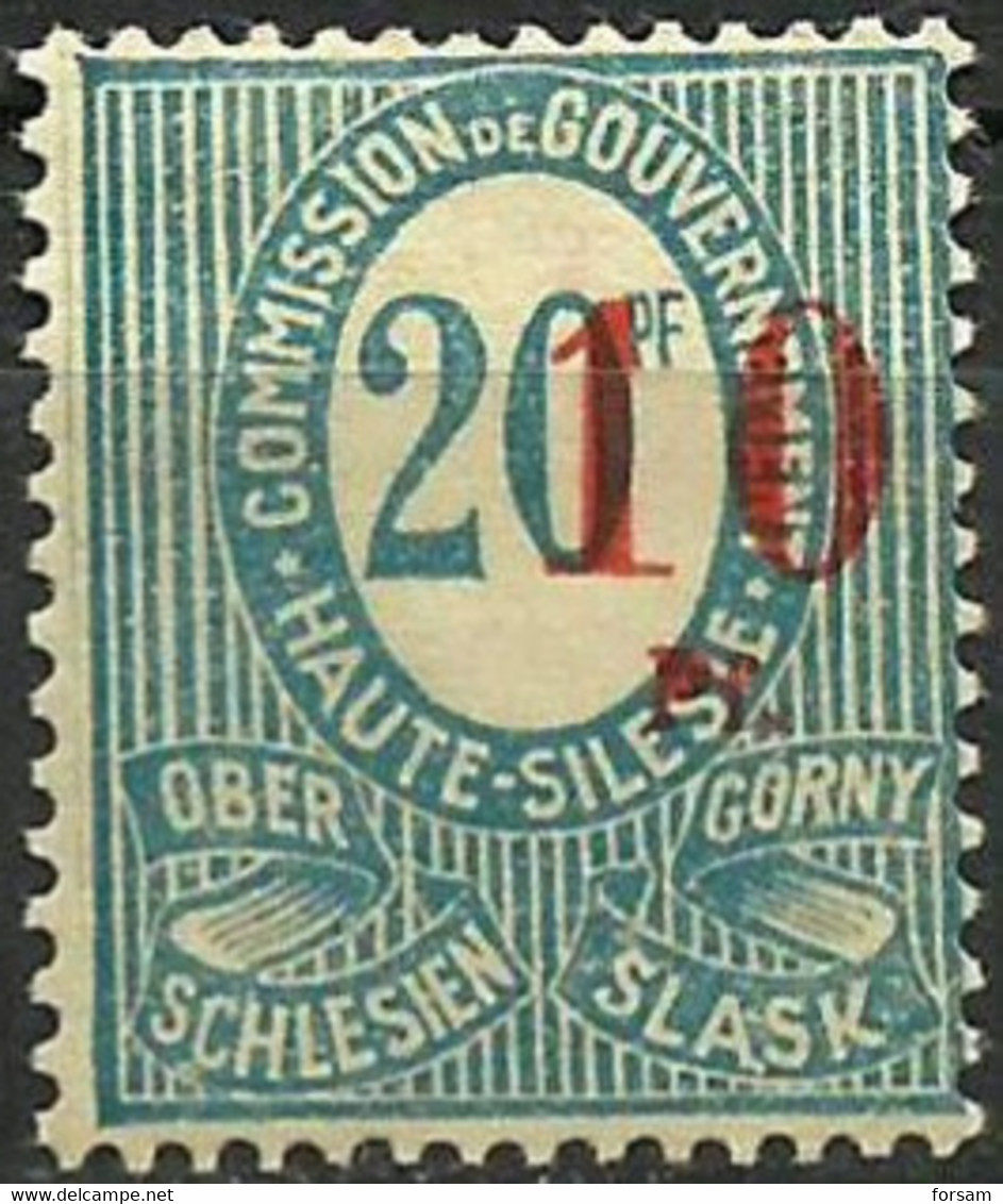 HAUTE SILESIE..1920..Michel # 11...MH. - Nuevos