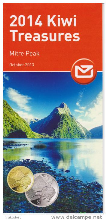 New Zealand 2014 Brochure About Kiwi Treasures Coin - Materiaal