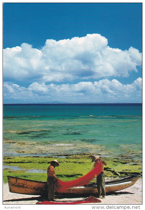 Japon--Okinawa--1997- -A Fishing Village On Le Island--Visible On The Orizont Okinawa Island - Otros & Sin Clasificación