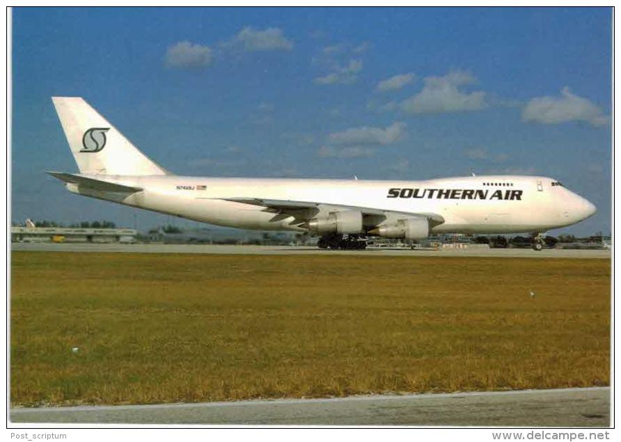 Thème -  Avion -  World Collector´s Cards 203 - Southern Air Boeing 747 200 - Miami 1995 - 1946-....: Moderne