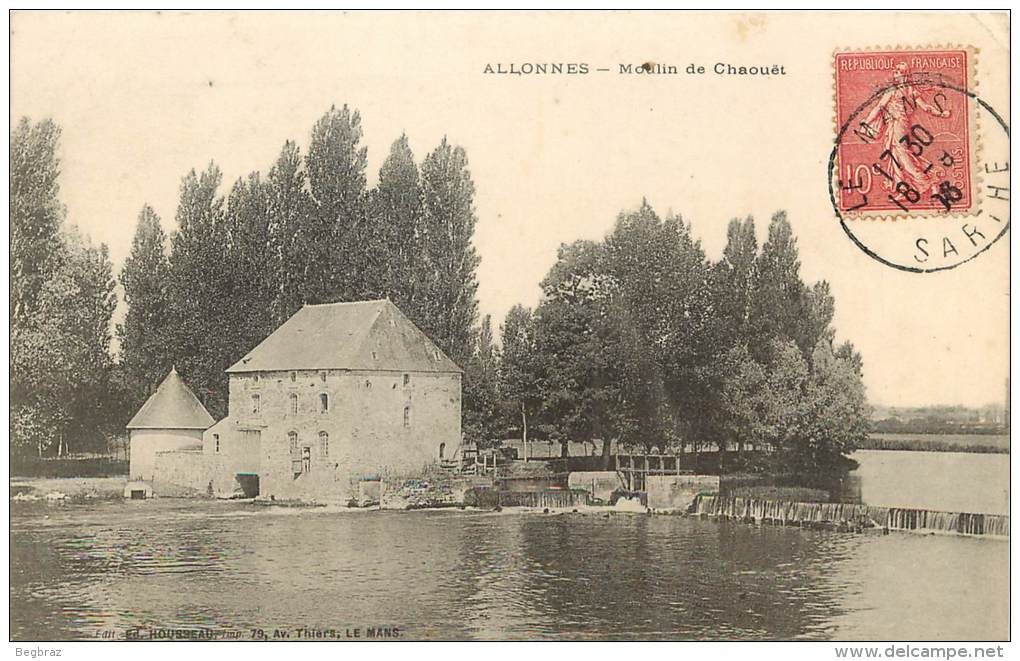 ALLONNES     MOULIN DE CHAOUET - Allonnes