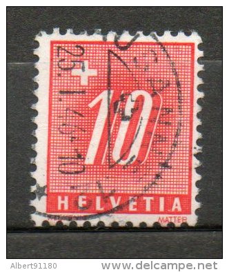 SUISSE Taxe 10c Rouge 1938 N°68 - Taxe