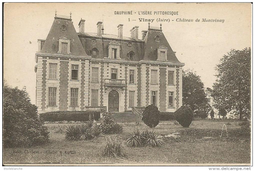 CPA Dauphiné Vinay (38) Château De Montvinay / édition Chabert / Isère Pittoresque - Vinay