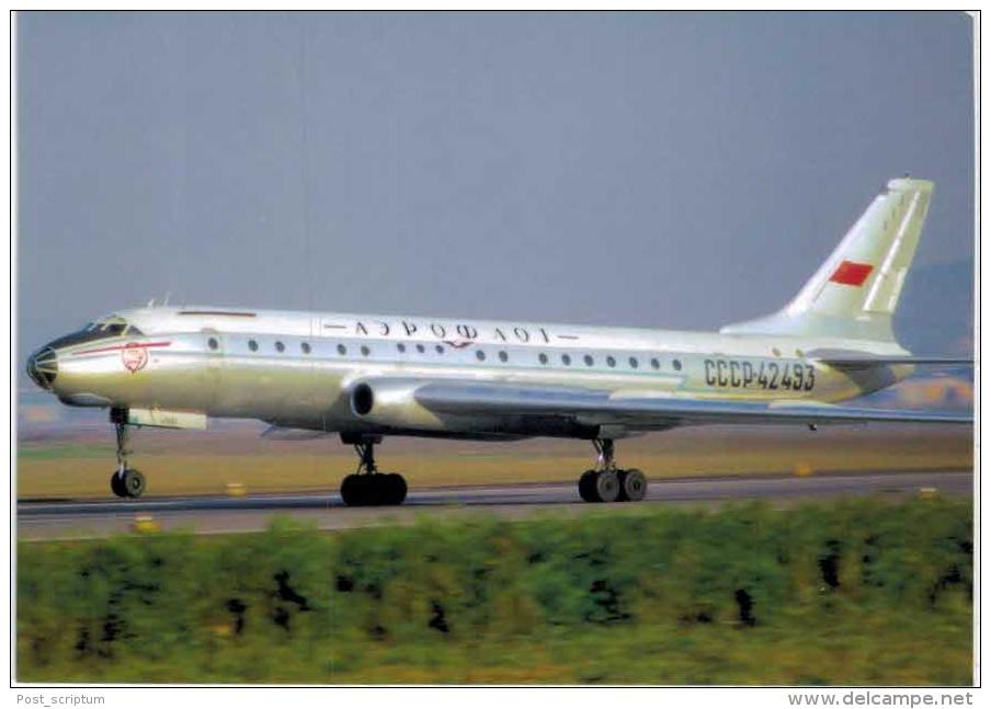 Thème -  Avion -  World Great Airlines 96 - Aeroflot - Tupolev TU 104!b - Orly 1983 - 1946-....: Moderne