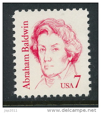 USA 1985 Scott # 1850. Great Americans Issue: Abraham Baldwin, MNH (**) - Nuevos