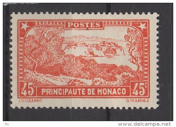 Monaco N° 123 A Neuf Avec Charnière * Rouge-brique - Neufs