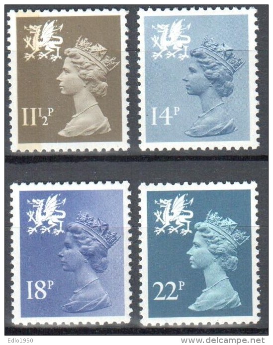 GB Regional - Wales - 1981 Mi 31-34 MNH (**) - Wales