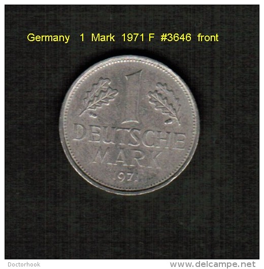 GERMANY   1  MARK  1971 F  (KM # 110) - 1 Mark