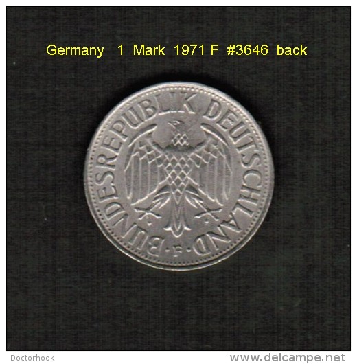 GERMANY   1  MARK  1971 F  (KM # 110) - 1 Marco