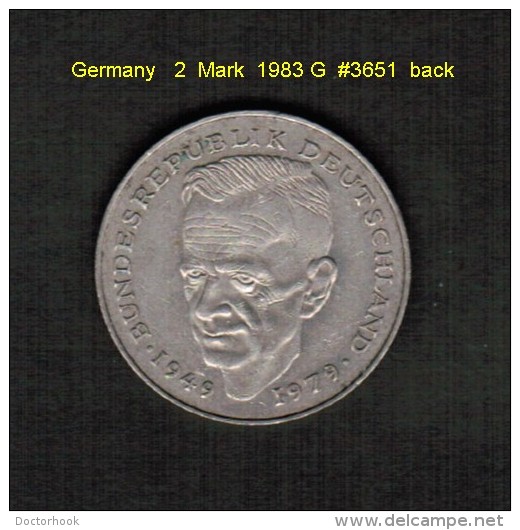GERMANY   2  MARK  1983 G  (KM # 149) - 2 Mark