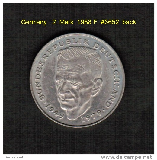 GERMANY   2  MARK  1988 F  (KM # 149) - 2 Mark