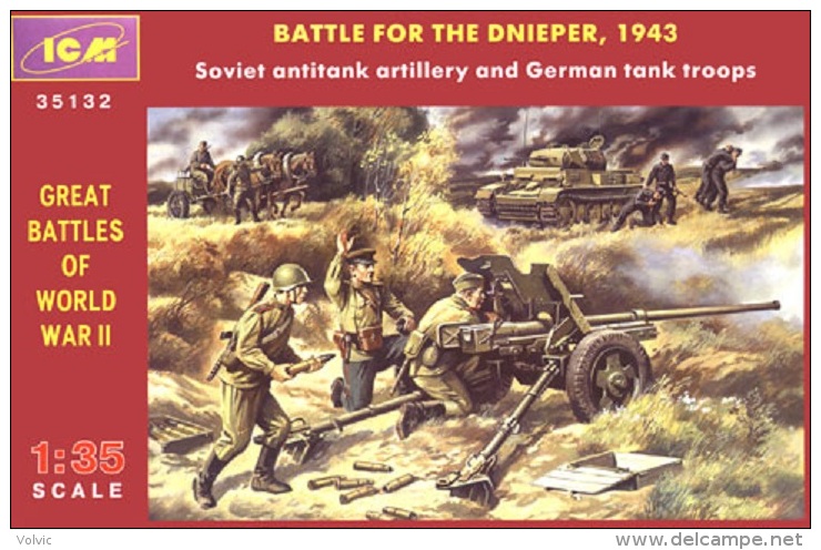 - ICM - Maquette Battle For The Dnieper 1943 - 1/35° - 35132 - Véhicules Militaires