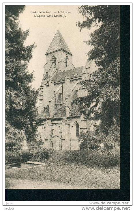 SAINT SEINE L´ABBAYE EGLISE COTE LATERALE REF 6279 - Autres & Non Classés