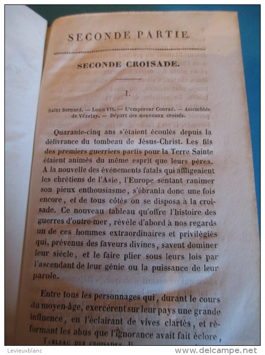 Livre ancien/Les Guerres Saintes  d'Outre -Mer ou Tableau des Croisades/Maxime de Mont-Rond/ LYON/1840   LIV27